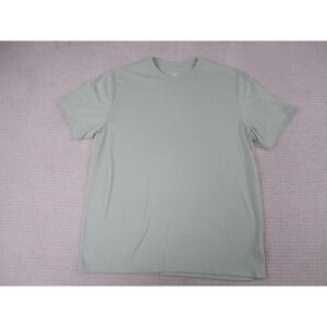 George‎ Shirt Mens Large Green Short Sleeve Crew Neck Basic Classic Casual Tee